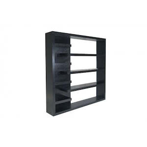 Cammie Display Shelving Unit Dark Oak