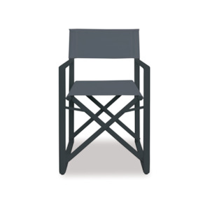 Director Folding Outdoor Chair Gun Metal