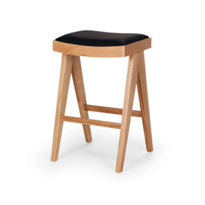 Barstools: Bergen Barstool Natural/PU