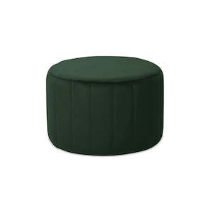 Mandy Ottoman - Green Velvet