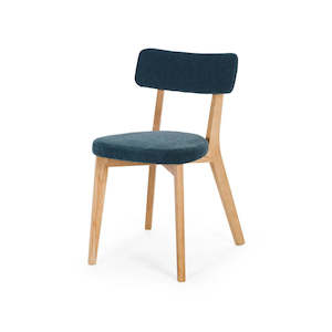 Prague Collection: Prague Dining Chair - Blue Strata