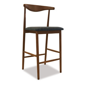 Barstools: Baradine Barstool - Smoked Oak