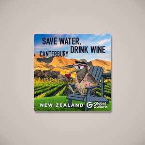 Other Stuff: Save Water Canterbury Magnet