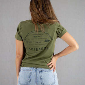 Womens Tees 100 Cotton: Behave Aotearoa Womens T-Shirt