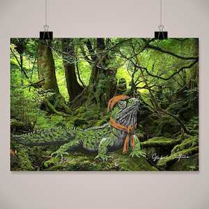 Wall Art: Tuatara Scenic Wall Art