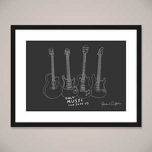 Only Music Can Save Us Wall Art