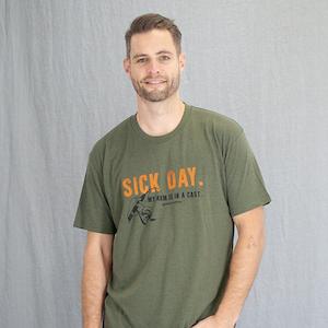 Sick Day Fishing Mens T-Shirt