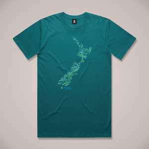 Mens Kiwiana: NZ Scribble Unisex T-Shirt
