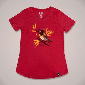 Hihi Short Sleeve Womens Merino T-Shirt