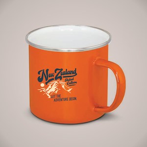 Let the Adventure Begin Enamel Mug