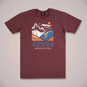 Mountains to Sea Mens T-Shirt