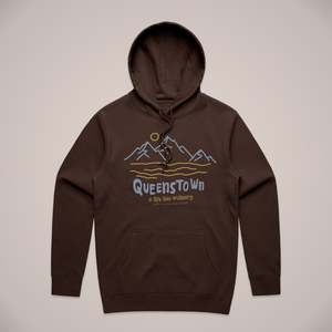 Mens 1: Queenstown Life Less Ordinary Mens Hoodie