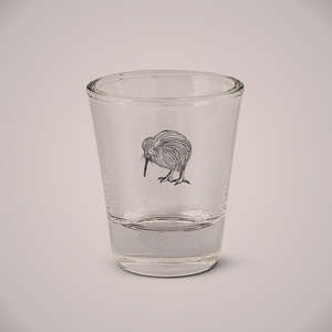 Drinkware: Sketchy Kiwi Shot Glass
