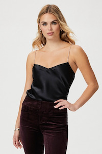 Gift Ideas: Paige Noelia Cami - Black Silk