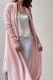 October Reign Voyage Cashmere Cardigan - Lemonade Pink