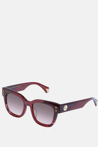 Camilla: Camilla Oasis Dream Sunglasses - Burgundy/Ruby Glitter