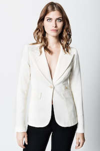 Smythe: Smythe Duchess Blazer - Ivory