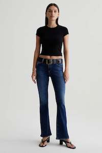 Pants: AG Angel Low-Rise Boot - Havana