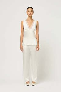 Camisoles Slips: Maison Essentiele Vintage Cami - Optic White