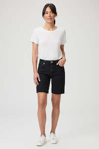 Paige: Paige Sammy Short - Fade To Black Distressed