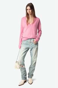 Zadig & Voltaire Vivi Ws Patch Cashmere - Phlox