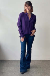 October Reign Edit: October Reign Essential Silk Shirt - Eminence
