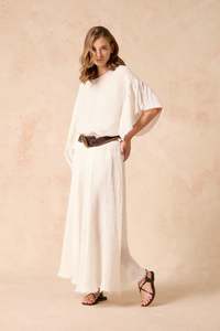 Best Selling: Estilo Emporio Ruota Skirt - Samba Panna