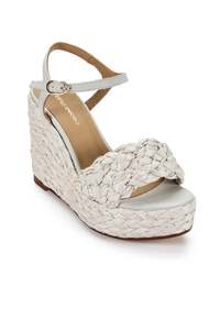 Best Selling: Estilo Emporio Carrie Raffia Braided Wedge - Natural