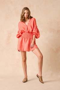 Estilo Emporio Zimi Shirt - Battista Poppy Red