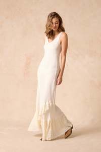 Best Selling: Estilo Emporio Flunsa Dress - Brasile Panna