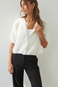 Emme Cardigan - Ivory - One Size