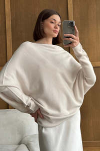 Natalie Sweater - Ivory - One Size
