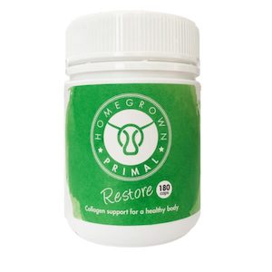 Products: Homegrown Primal Restore Grass-fed, Grass-finished Bovine Collagen 180 Caps – Global Health Clinic