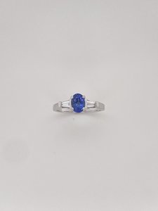 Products: Blue Sapphire & Diamond Ring - Global Diamonds