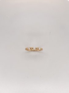 Rose Gold Semi Rub Set Diamond Band - Global Diamonds