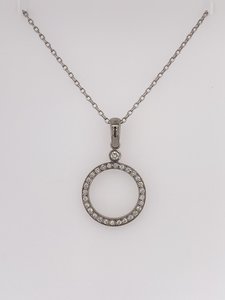 Products: Circular Diamond Pendant - Global Diamonds