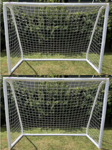 Set of 2 Globesports Football Goals 2.44m x 1.82m
