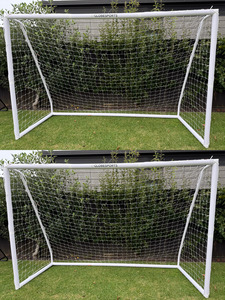 Set of 2 Globesports Soccer Goals 3m x 2m