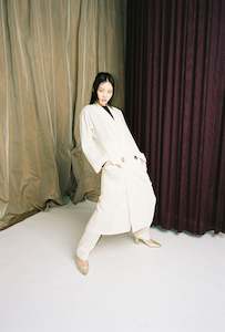 Sale 1: Beams Coat ~ Ivory