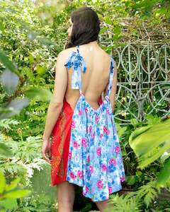 Dresses: Little Wonder Mini ~ Red on Pink