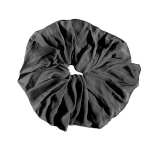 Scrunchies: Scrunchie ~ X-Large Black Silk