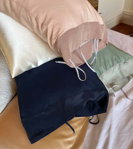 Accessories: Pillowcase ~ Indigo Silk