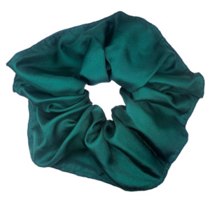 Scrunchie ~ Forest Green Silk