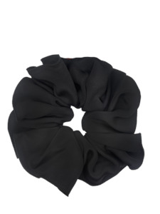 Accessories: Scrunchie ~ Black silk