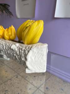 All: Vintage porcelaine Log Vase