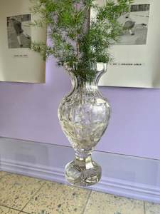Decorative Cast Glass Vase
