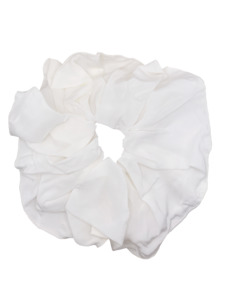 Scrunchies: Scrunchie ~ Ivory Silk