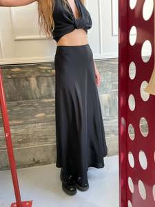 All: Enchanté Skirt ~ Black silk