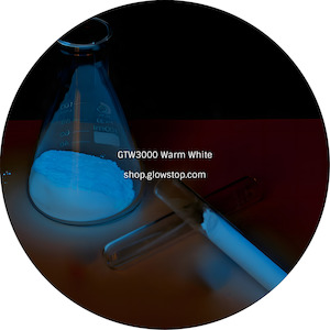 GTW3000 Warm White Premium Grade Photoluminescent Pigments