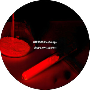 GTE3000 Ice Orange Premium Grade Photoluminescent Pigments